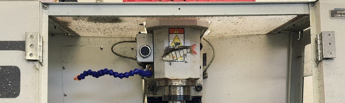 CNC machine at the Starbase workshop in Los Alamitos used to fabricate rocket bulkheads